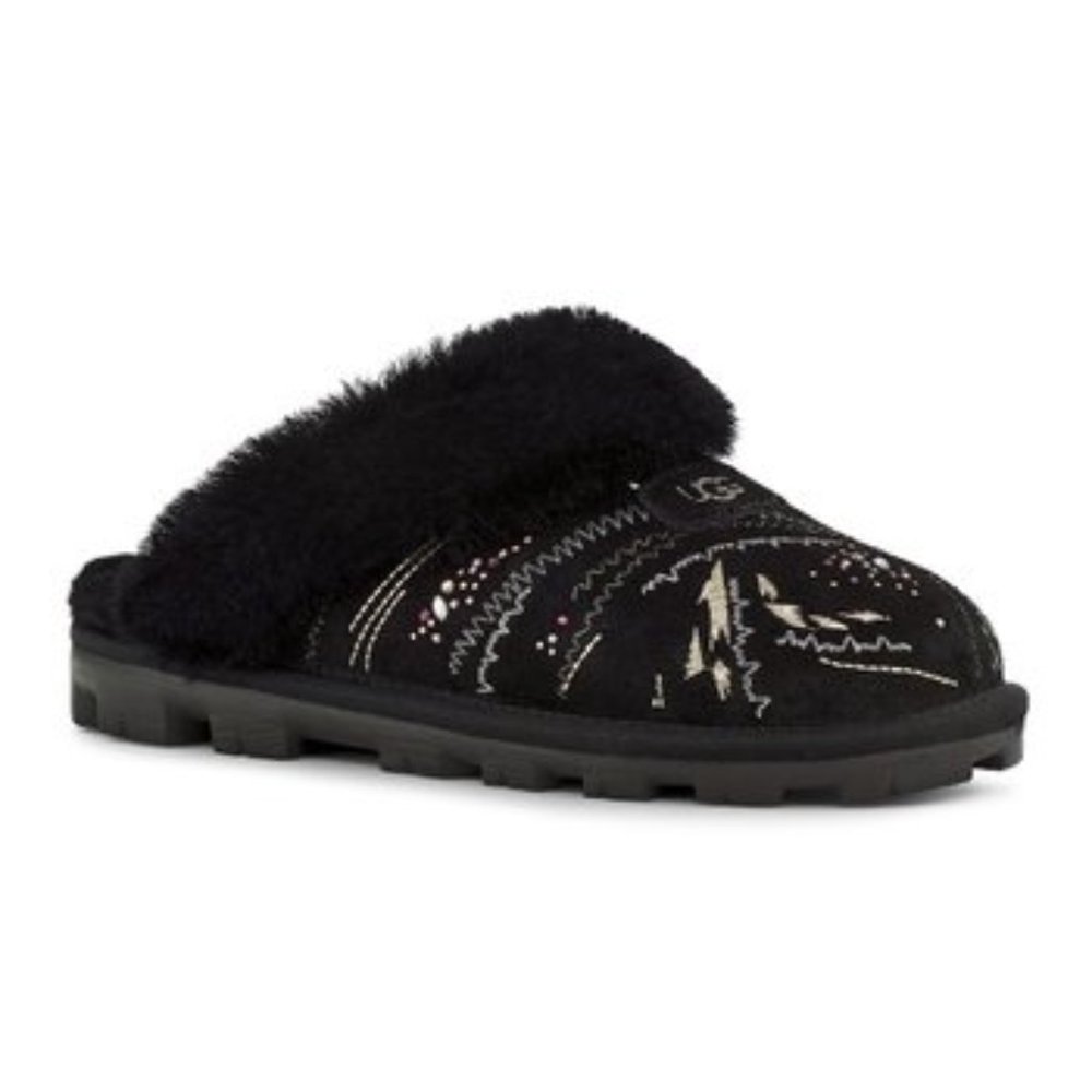 NEW. UGG Coquette Gold Burst Slipper